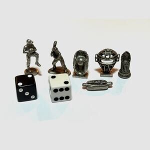 Monopoly Replacement Fantasy Baseball Pewter Pieces Tokens